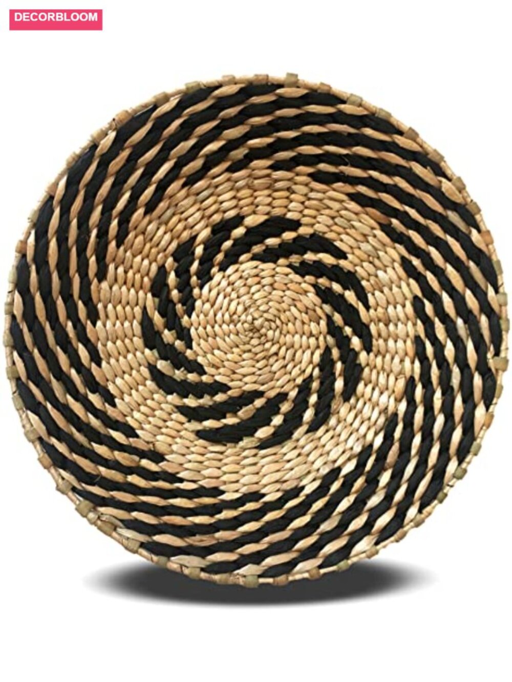 Handwoven Wicker Wall Decor Basket Set Natural Rustic Boho